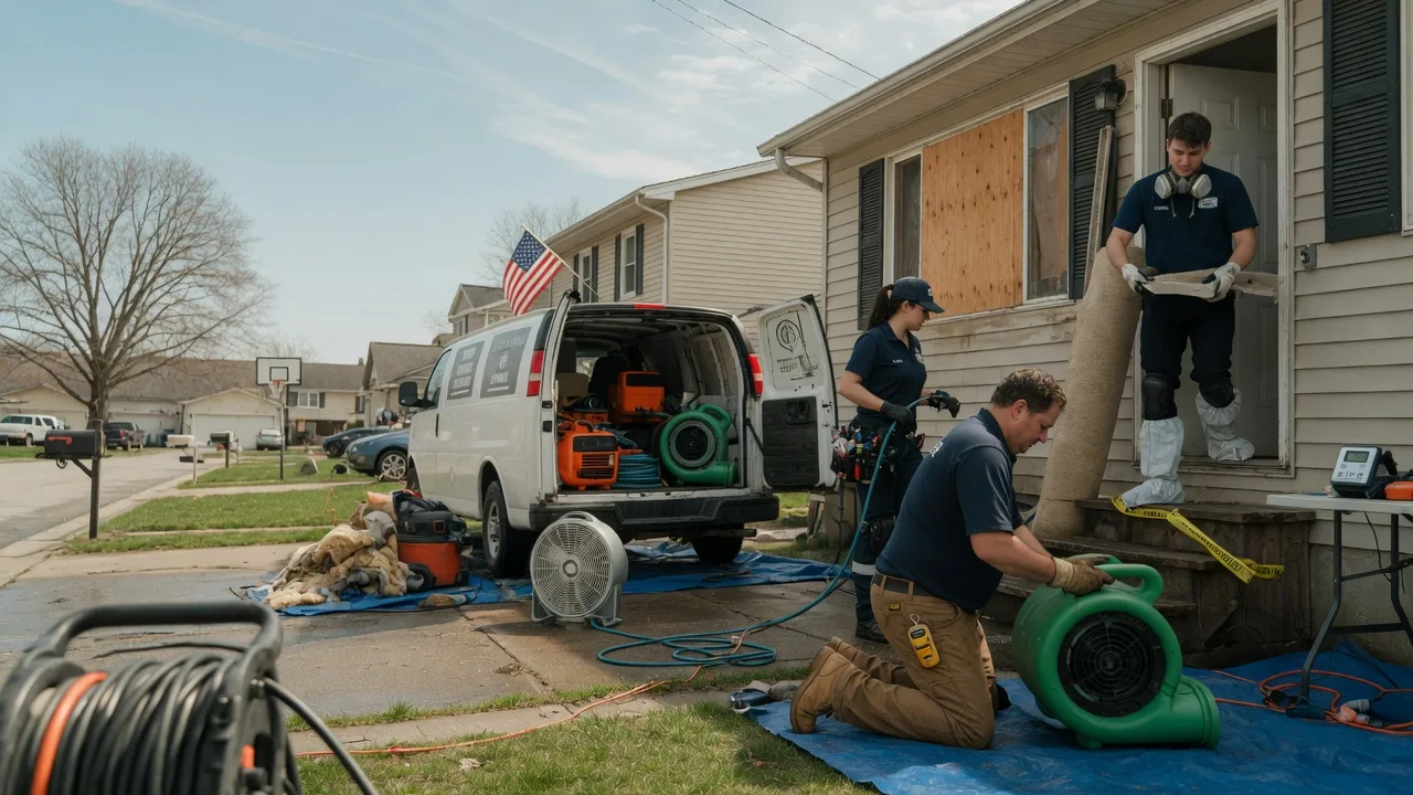 Water Damage Restoration in Gilbertsville, PA near me
